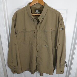 Drake Waterfowl Men's Wingshooter's Vented Outdoor Button-Down Shirt Size 2XL